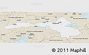 Classic Style Panoramic Map of Hallsberg Kommun