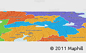 Political Panoramic Map of Hallsberg Kommun