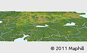 Satellite Panoramic Map of Hallsberg Kommun