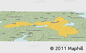 Savanna Style Panoramic Map of Hallsberg Kommun
