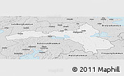 Silver Style Panoramic Map of Hallsberg Kommun