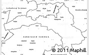 Blank Simple Map of Hallsberg Kommun