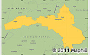 Savanna Style Simple Map of Hallsberg Kommun