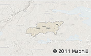 Shaded Relief 3D Map of Kumla Kommun, lighten