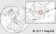 Blank Location Map of Kumla Kommun, highlighted parent region