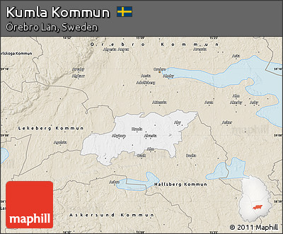 Classic Style Map of Kumla Kommun