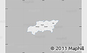 Gray Map of Kumla Kommun, single color outside