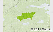 Physical Map of Kumla Kommun, lighten