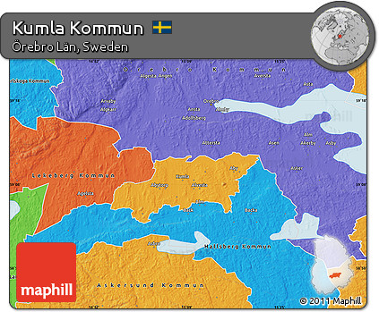 Political Map of Kumla Kommun