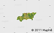 Satellite Map of Kumla Kommun, single color outside