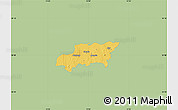 Savanna Style Map of Kumla Kommun, single color outside