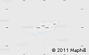 Silver Style Map of Kumla Kommun, single color outside