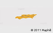Political Panoramic Map of Kumla Kommun, cropped outside