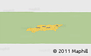 Savanna Style Panoramic Map of Kumla Kommun, single color outside