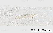 Shaded Relief Panoramic Map of Kumla Kommun, lighten, semi-desaturated