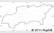 Blank Simple Map of Kumla Kommun, cropped outside, no labels