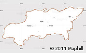Classic Style Simple Map of Kumla Kommun, cropped outside