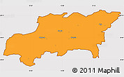 Political Simple Map of Kumla Kommun, cropped outside