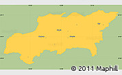 Savanna Style Simple Map of Kumla Kommun, single color outside