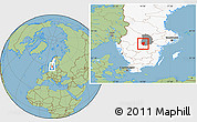 Savanna Style Location Map of Laxa Kommun, highlighted country, highlighted parent region