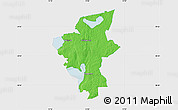 Political Map of Laxa Kommun, single color outside