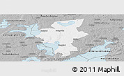Gray Panoramic Map of Laxa Kommun