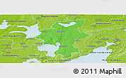 Political Panoramic Map of Laxa Kommun, physical outside