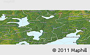 Satellite Panoramic Map of Laxa Kommun