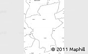 Blank Simple Map of Laxa Kommun