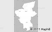 Gray Simple Map of Laxa Kommun, single color outside