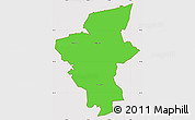 Political Simple Map of Laxa Kommun, cropped outside