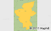 Savanna Style Simple Map of Laxa Kommun