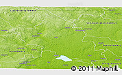 Physical Panoramic Map of Lindesberg Kommun