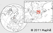 Blank Location Map of Örebro Kommun, highlighted parent region
