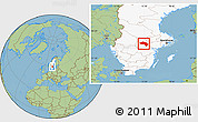 Savanna Style Location Map of Örebro Kommun, highlighted country