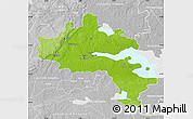 Physical Map of Örebro Kommun, lighten, desaturated