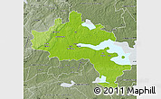 Physical Map of Örebro Kommun, semi-desaturated