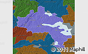 Political Map of Örebro Kommun, darken