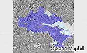 Political Map of Örebro Kommun, desaturated