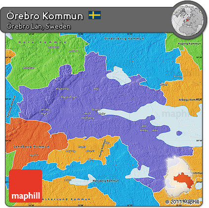 Political Map of Örebro Kommun