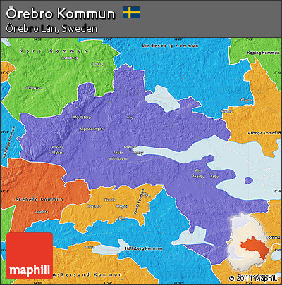 Political Map of Örebro Kommun
