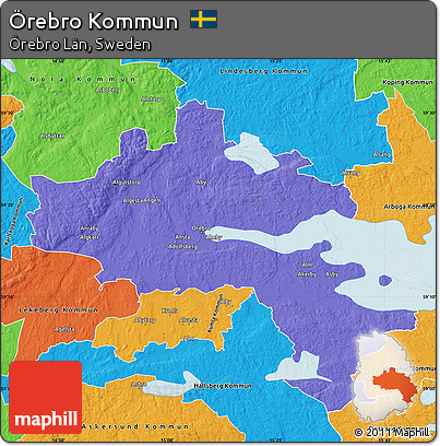 Political Map of Örebro Kommun