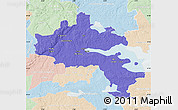 Political Map of Örebro Kommun, lighten