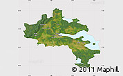 Satellite Map of Örebro Kommun, cropped outside