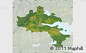 Satellite Map of Örebro Kommun, lighten