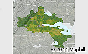 Satellite Map of Örebro Kommun, lighten, semi-desaturated