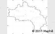 Blank Simple Map of Örebro Kommun, cropped outside, no labels