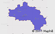 Political Simple Map of Örebro Kommun, cropped outside