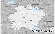 Gray 3D Map of Finspang Kommun