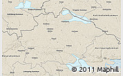 Shaded Relief 3D Map of Finspang Kommun